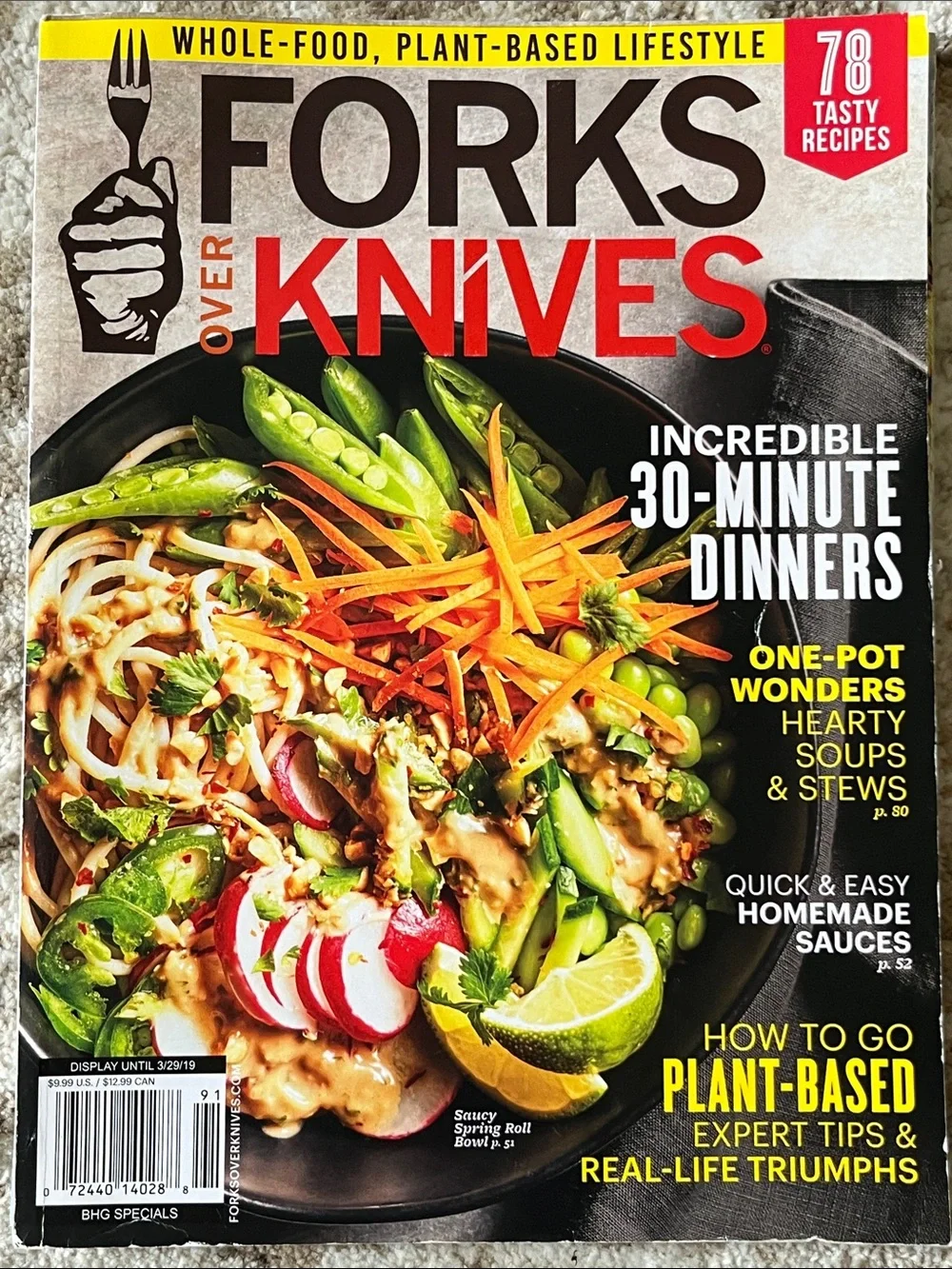 Forks Over Knives magazines